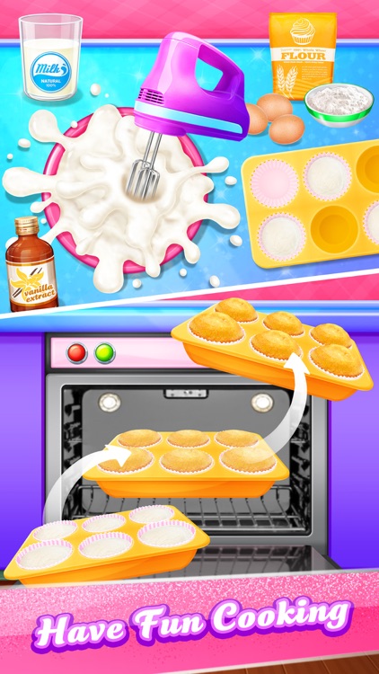 Glitter Cupcake Desserts