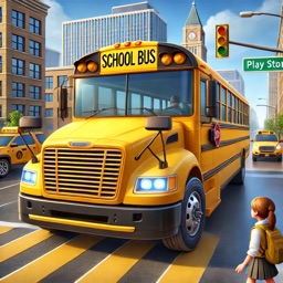 autobus scolaire au volant