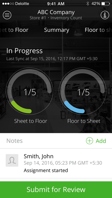 Screenshot #1 pour Deloitte Icount