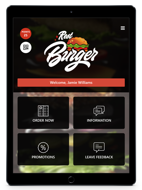 RestBurger iPad screenshot