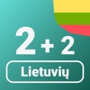 Numbers in Lithuanian language icon