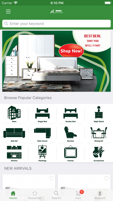 Alomar Furniture مفروشات العمر iPhone screenshot 1 - Shopping app