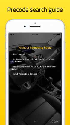 Radio Code for Renault Stereo screenshot 3