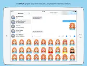 gingermoji - redhead stickers айпад изображения 2