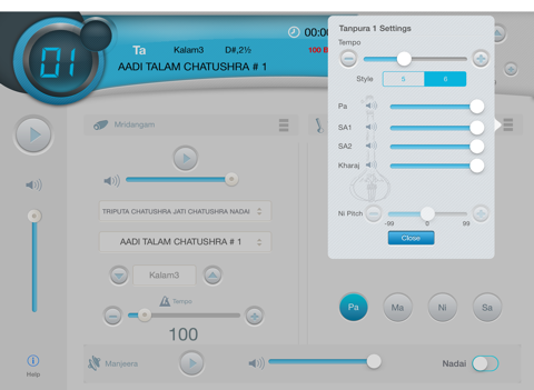 Screenshot #5 pour iMridangam Manjira Tambura