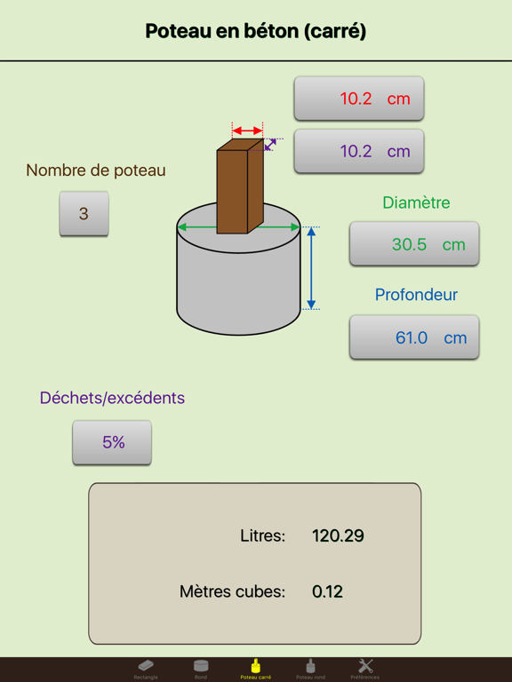 Screenshot #6 pour Béton élite de la calculatrice