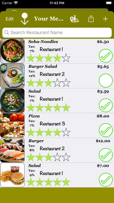 Screenshot #3 pour MenuFavorites