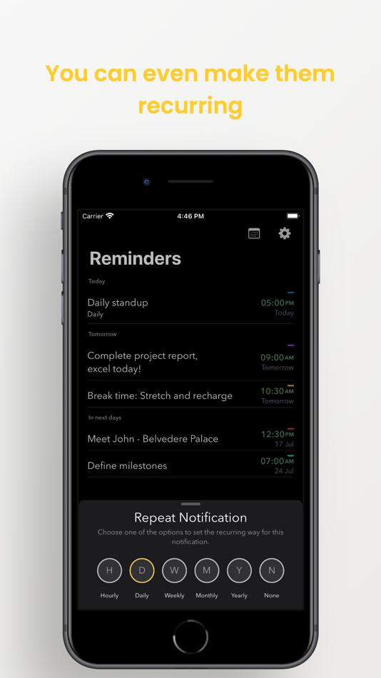 #4. Reminder - Smart Schedule (iOS) 由: Egzon Pllana