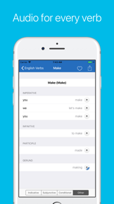 English Verb Conjugator Pro screenshot