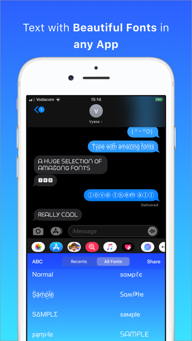 Screenshot #2 pour Clavier Symboles Stylé