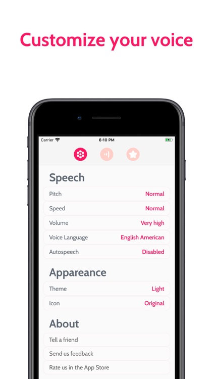 AAC Text to Speech TTS Dinata