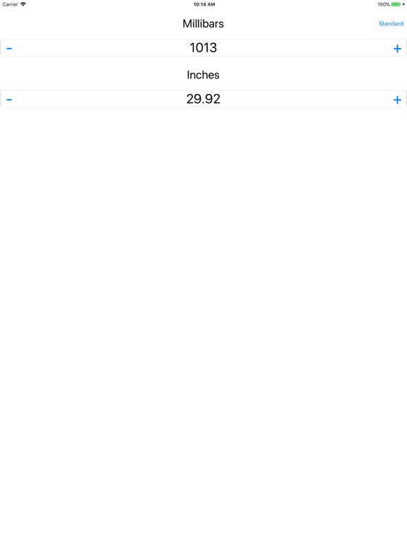 Screenshot #4 pour Millibar / Inches Calculator