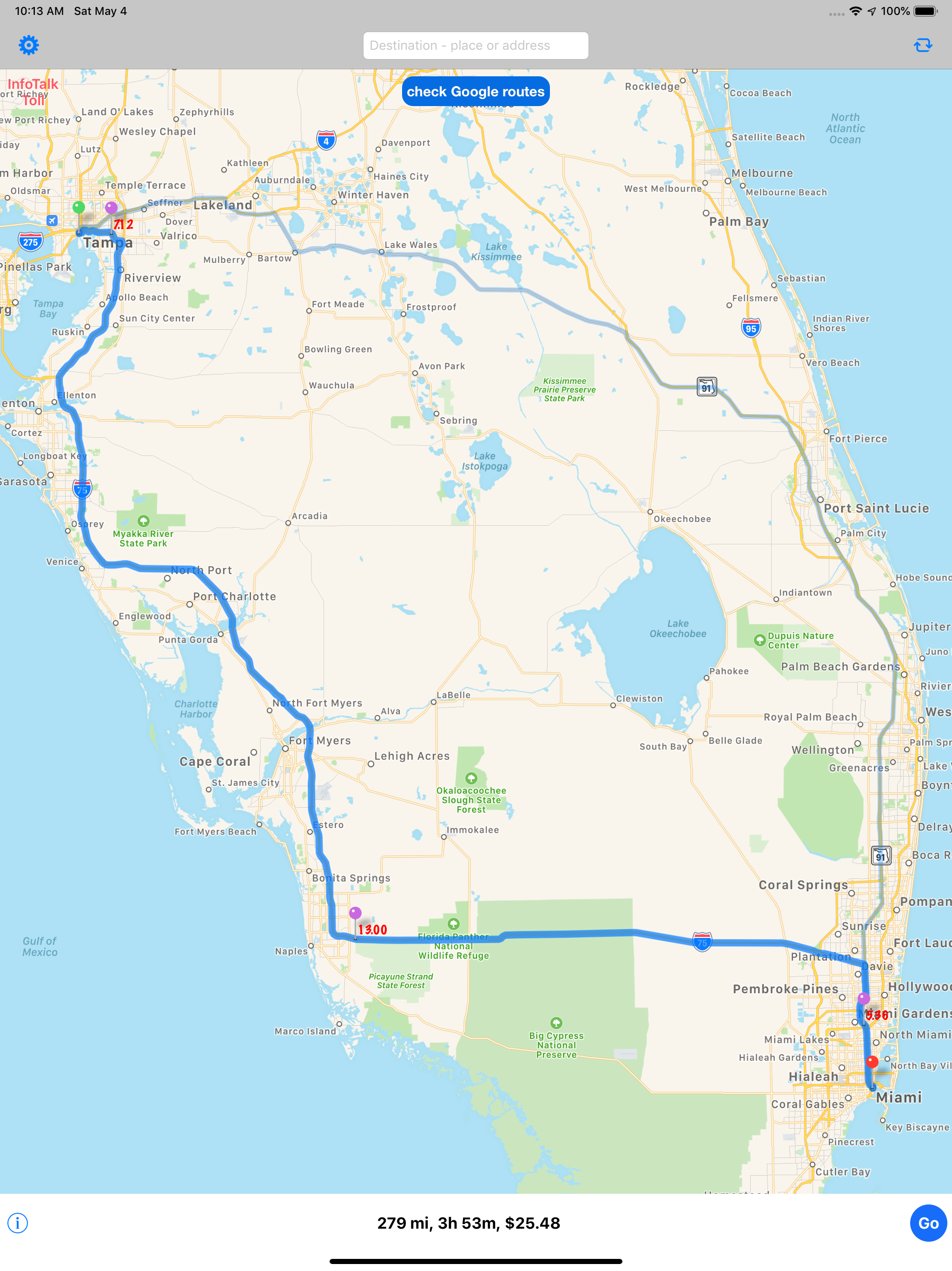 Toll Calculator GPS Navigation screenshot 11