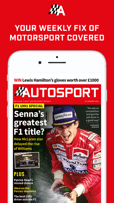 Screenshot #1 pour Autosport Magazine