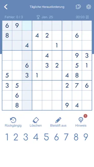 Screenshot von Sudoku - Klassisches Sudoku auf dem iPhone 8