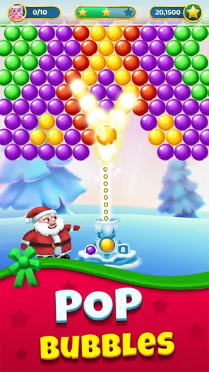 Christmas Games - Bubble Pop screenshot 1