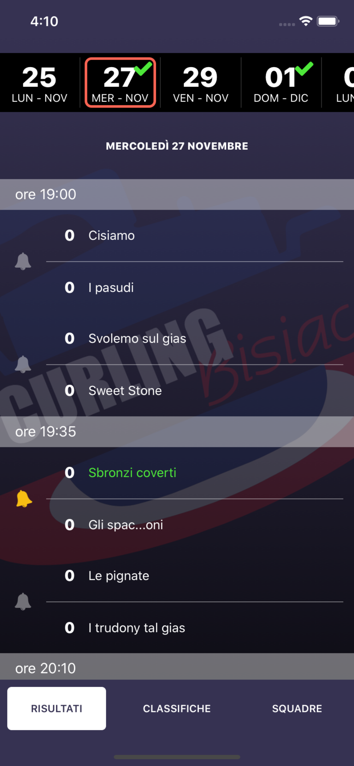 Curling Bisiac screenshot 4
