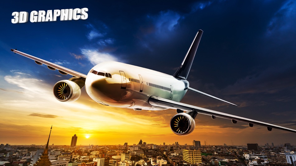 #9. Flight Simulator - Plane Games (iOS) 由: Supercode Games