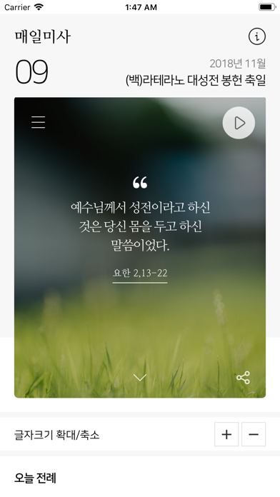 Screenshot #1 pour 매일미사