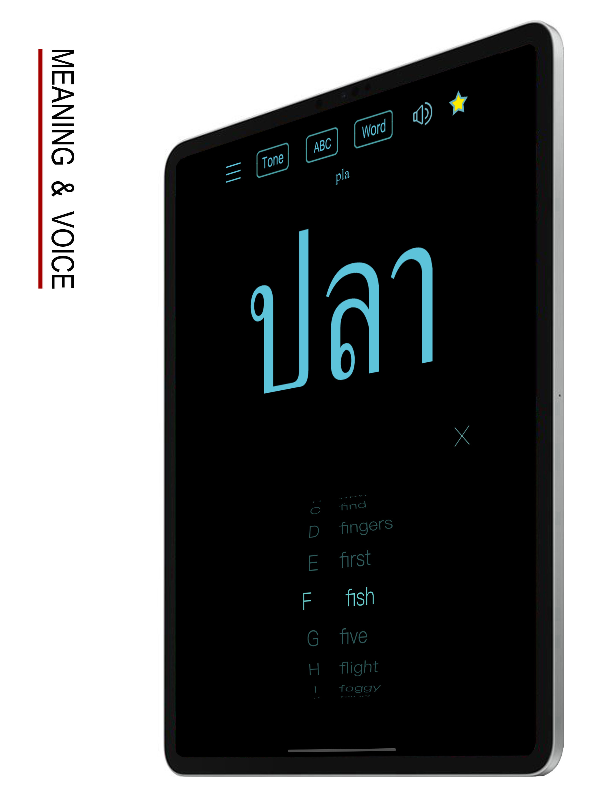 Thai Words & Writing