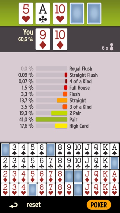 Screenshot #2 pour Odds Calculator Poker
