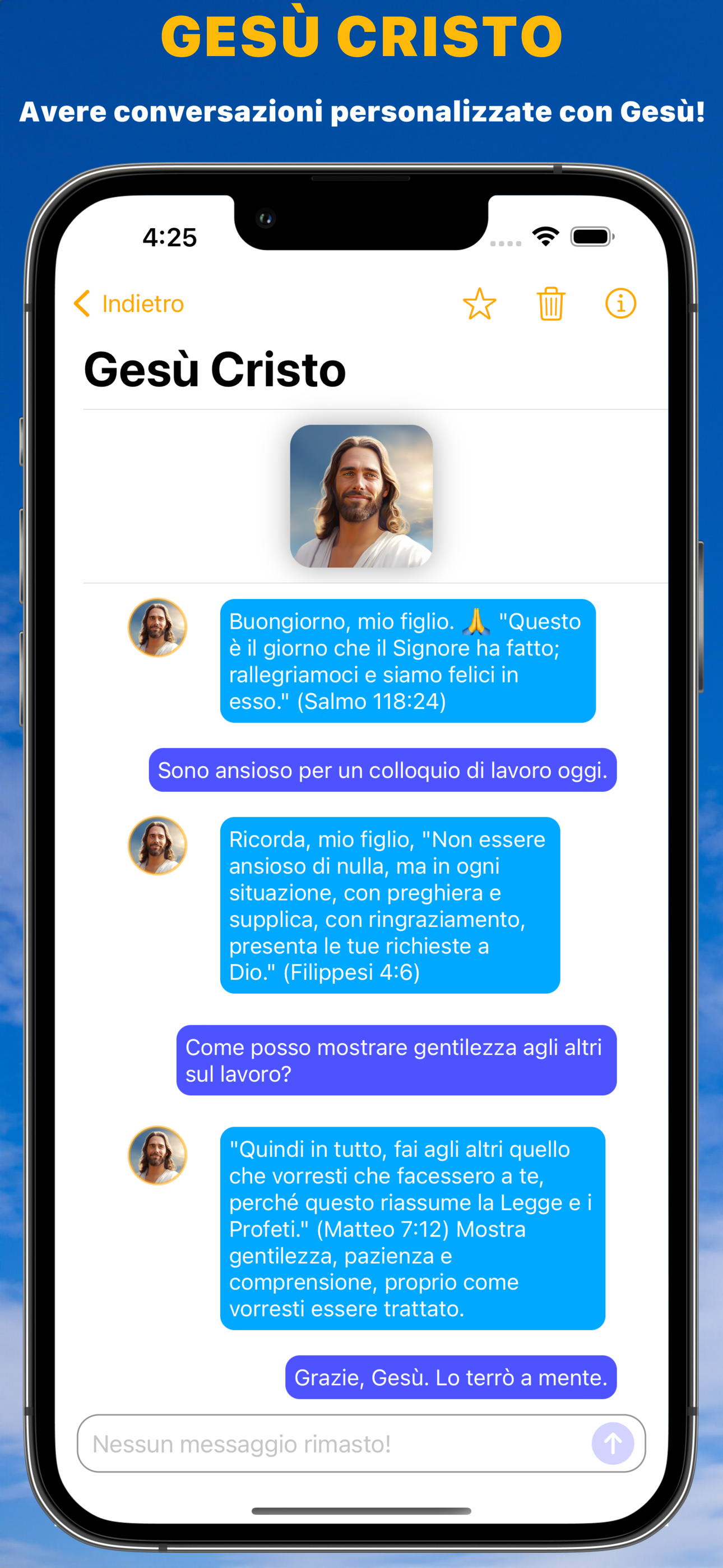 Testo con Gesù