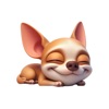 Sleeping Chihuahua Stickers icon