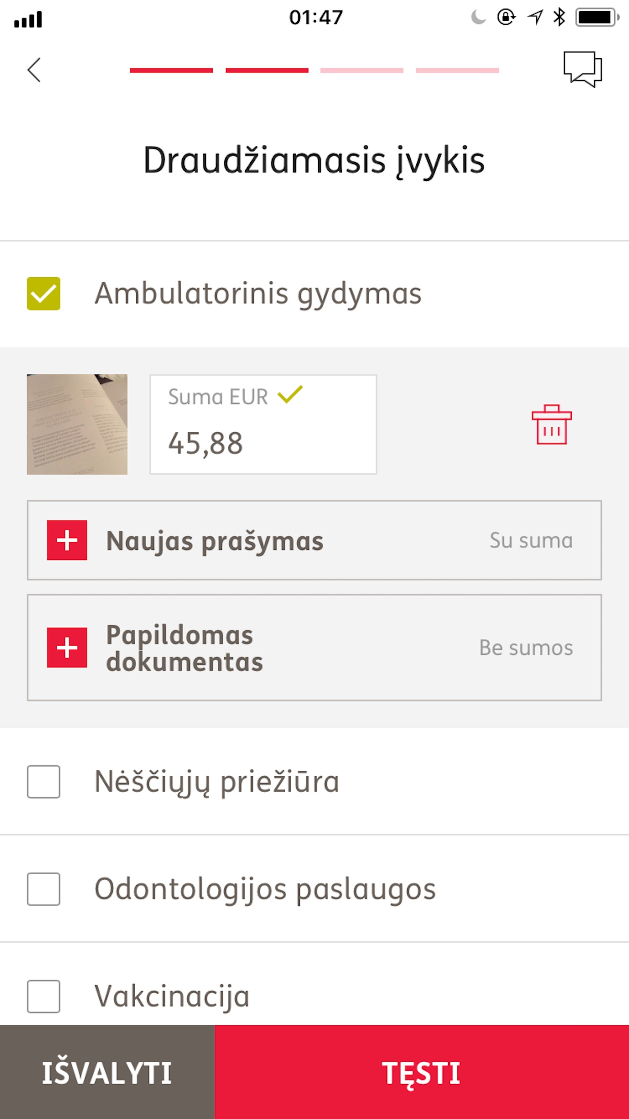 Screenshot 2 of ERGO Lietuva