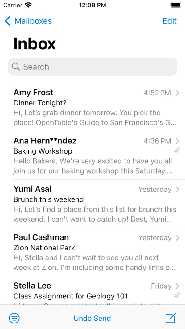 Apple Mail Screenshot 4