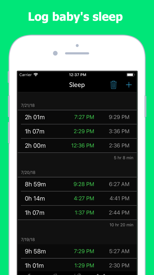#3. Baby Feeding Log (iOS) 作者: Aron Beaver