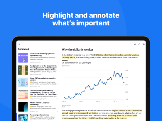 Inoreader: News & RSS reader iPad app afbeelding 7