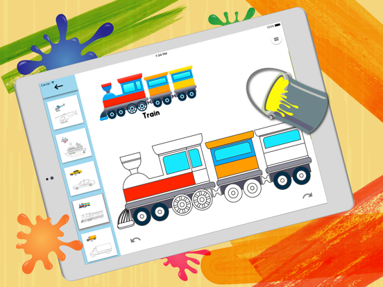 ColorKids: Kids Coloring Book iPad screenshot
