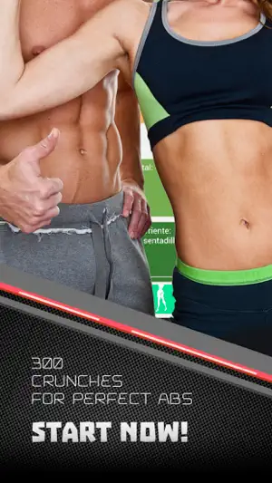 300 Abs workout Be Stronger screenshot 1