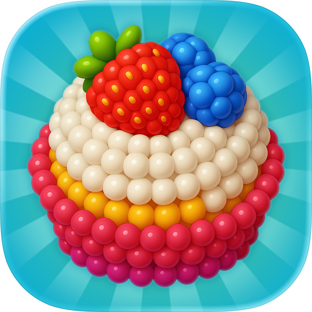 Apple App Store cover for Particle Sort - ASMR Blast 3D