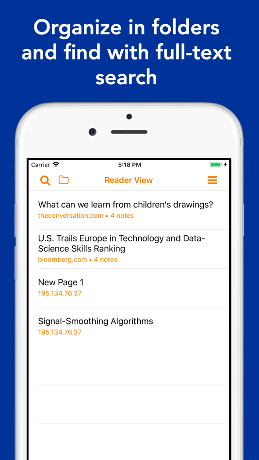 #3. ReaderView (iOS) Με: AppBlit LLC