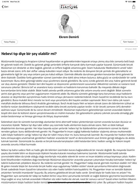 FİKRİYAT – Gündem, İslam iPad screenshot 4 - News app