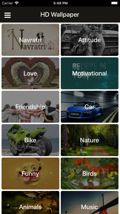 HD Wallpaper with Photo Editor Screenshot