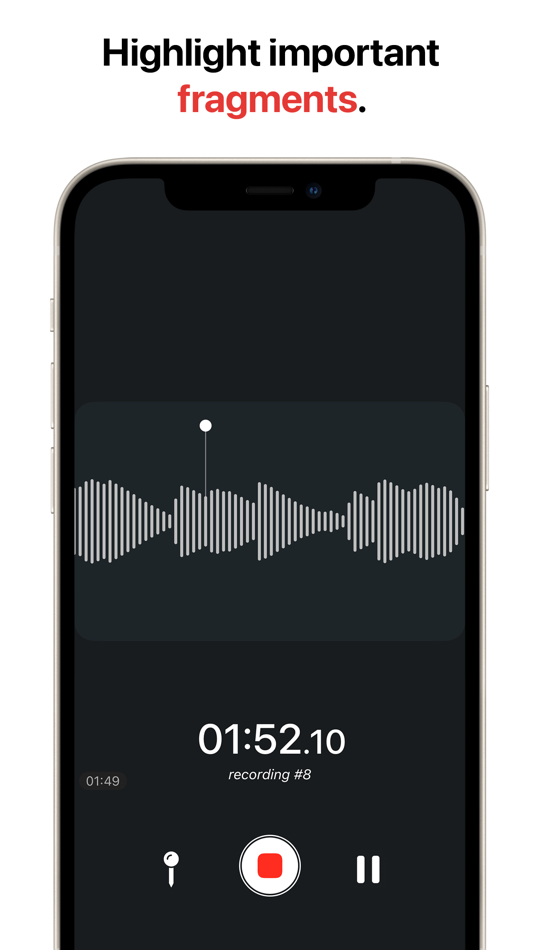 #1. Voice Recorder & Transcribe (iOS) 由: Jakub Bartus