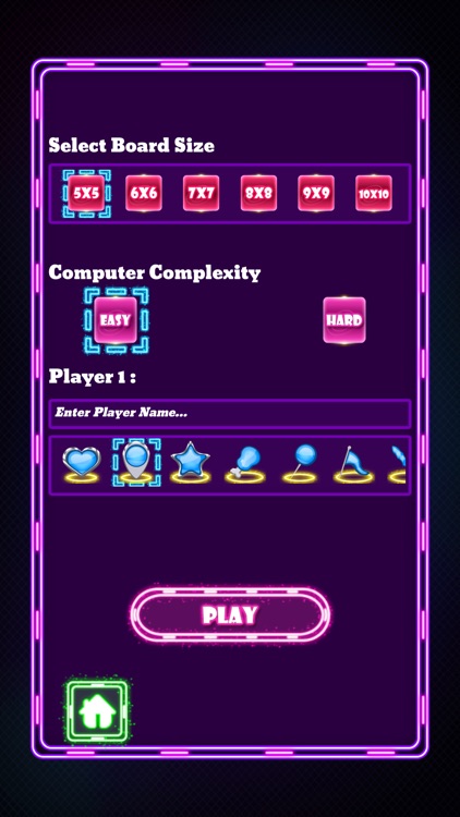 Dots and Boxes Glow:Board Game