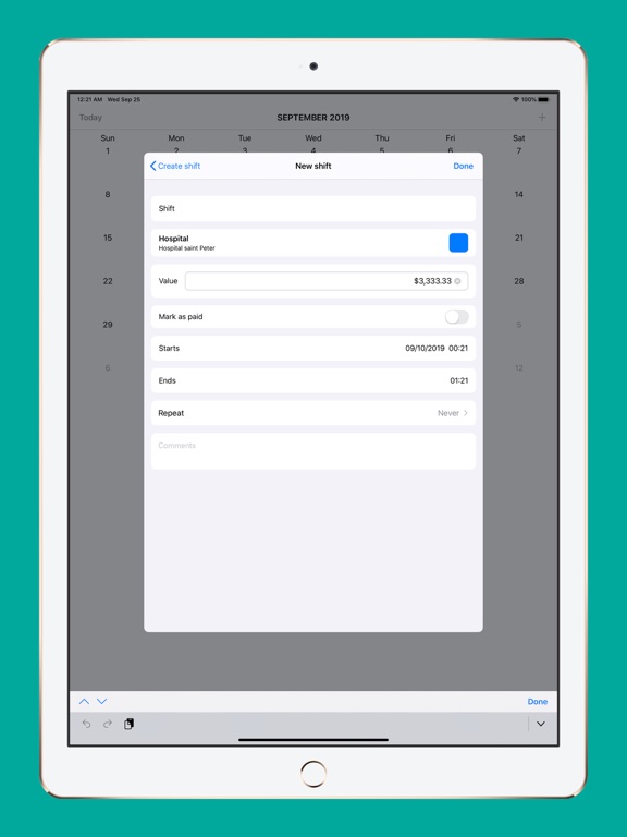Little Shift iPad screenshot 6 - Medical app