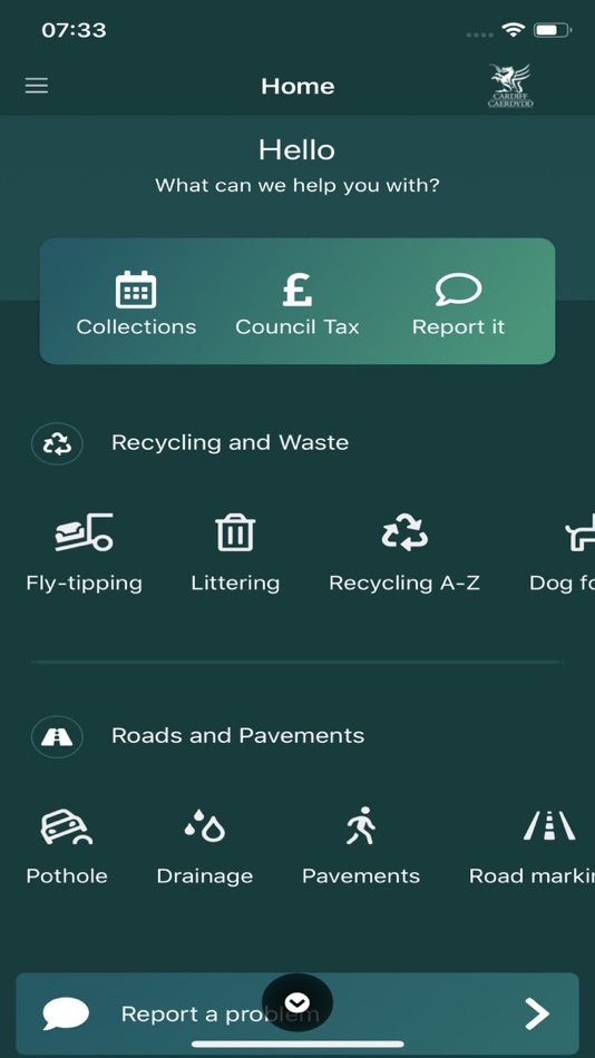 #1. Cardiff Gov (iOS) Podle: Cyngor Caerdydd Cardiff Council