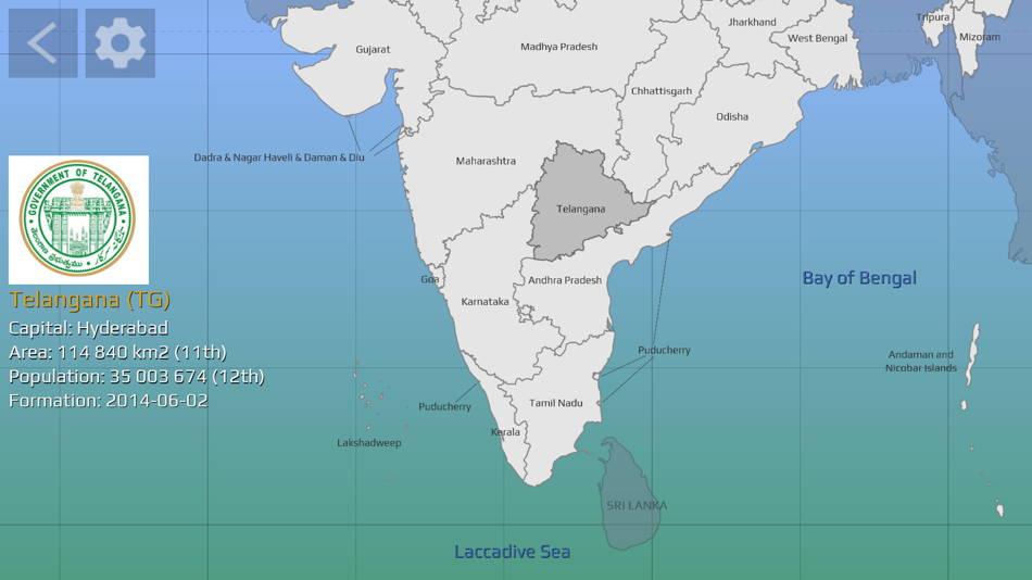 #10. India Map Quiz (Qbis Studio) (iOS) 由: Konrad Kubis