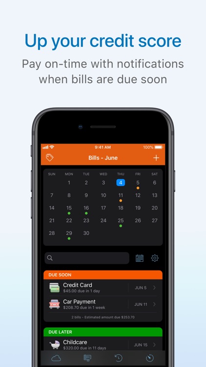 Chronicle - Bill Organizer