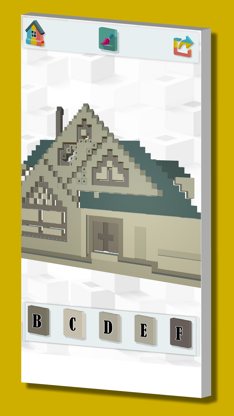 Color with number pixel art 3D screenshot 5