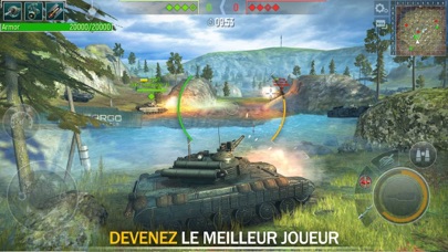 Screenshot #2 pour Tank Force： Jeux De Guerre 3D