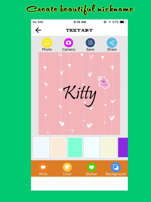 Text Art - Name Art iPad screenshot 4 - Lifestyle app