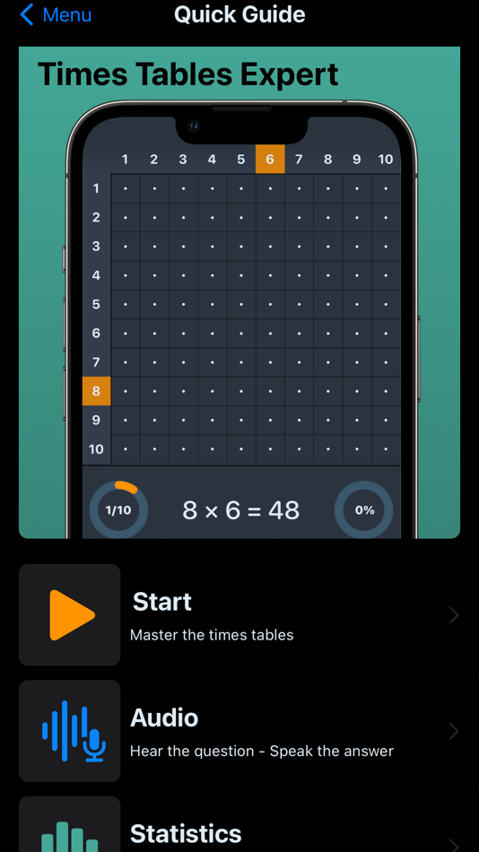 #8. Times Tables Multiplication AU (iOS) 由: Andreas Koegler