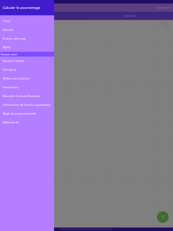 Screenshot #4 pour Calculer le pourcentage PRO