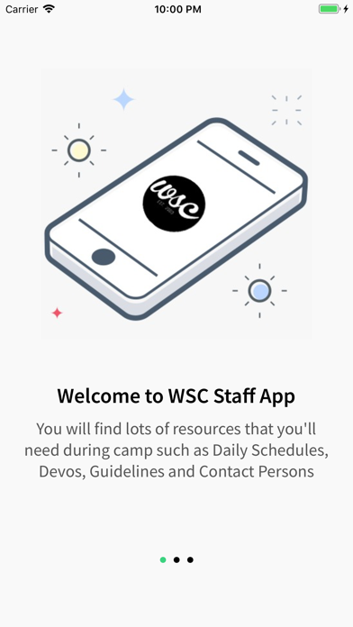 WSC Staff Screenshot