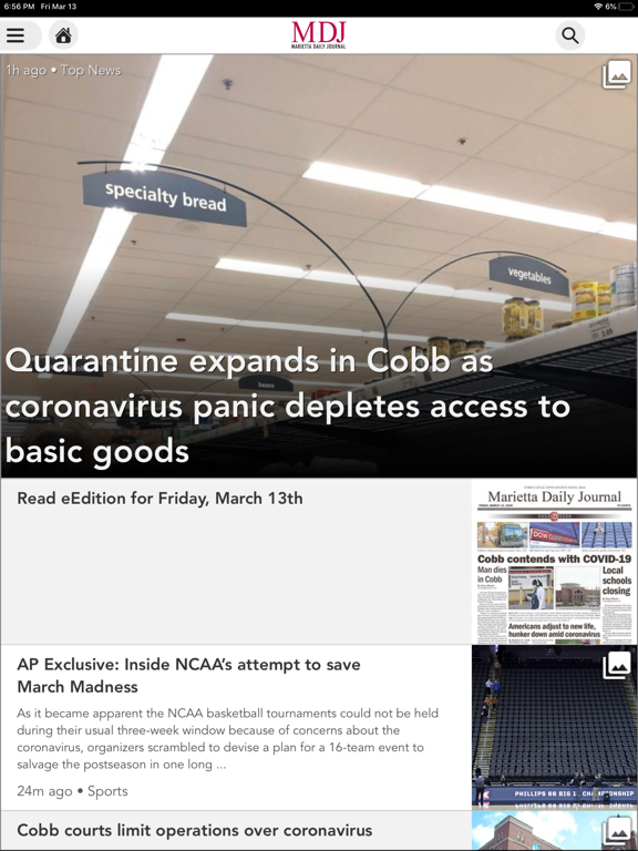 Screenshot #4 pour Marietta Daily Journal